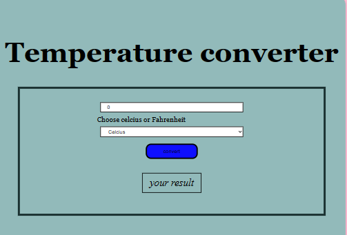 Temperature converter